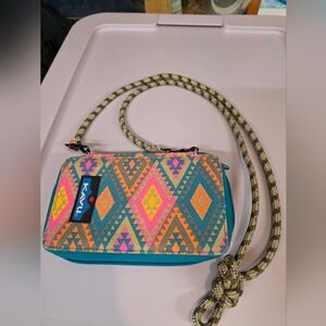 Kavu Colorful Geometric Crossbody Bag